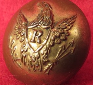 Pre-Civil War Rifleman Button